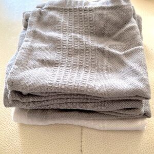 Bamboo Dishcloths-Set of 6 Gray Eco Friendly Multi Purpose Super Soft